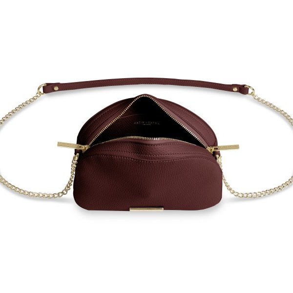 Katie Loxton Half Moon bordó táska KLB406