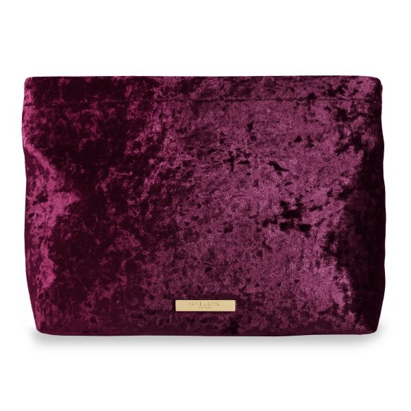 Katie Loxton Valentina velvet lila táska KLB379