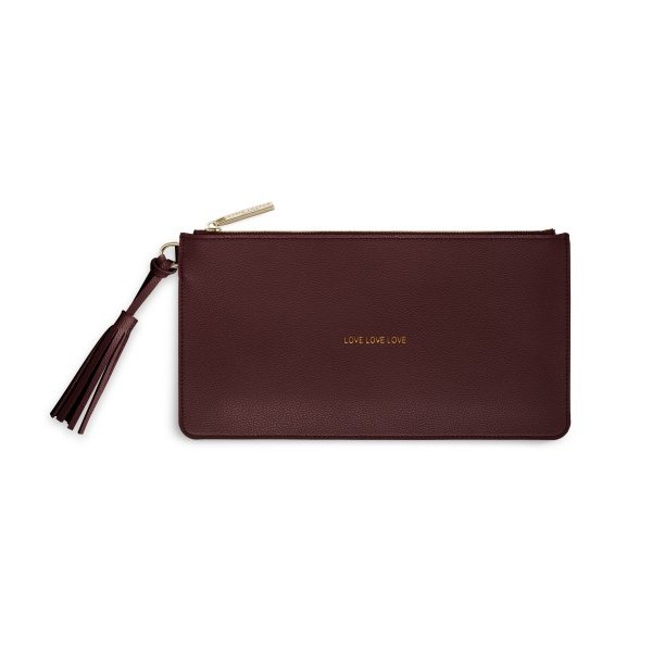 Katie Loxton Love Love Love bordó táska KLB370
