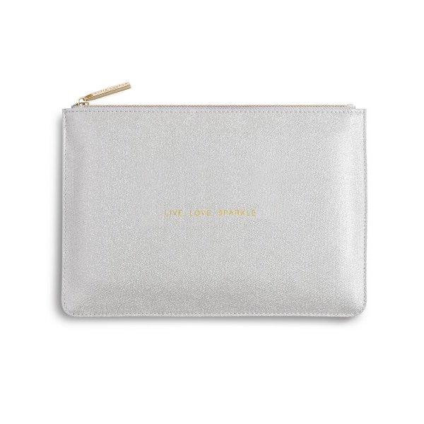 Katie Loxton Live Love Sparkle ezüst táska KLB342