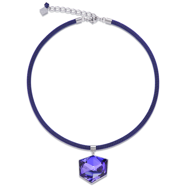 Coeur de Lion Lila nyaklánc Swarovski kristállyal 4889/10-0800