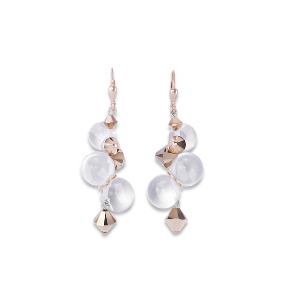 Coeur de Lion Rozé Swarovski köves fülbevaló 4937/20-1620