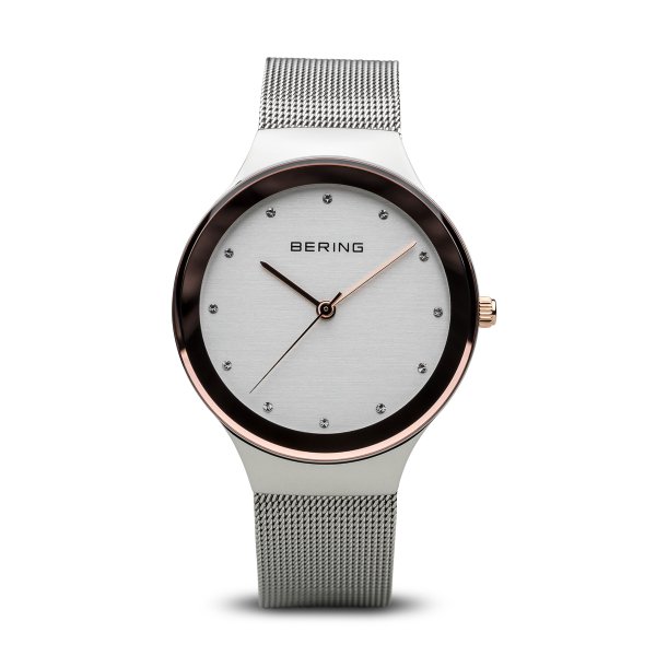 Bering Classic acél női óra kristállyal 12934-060