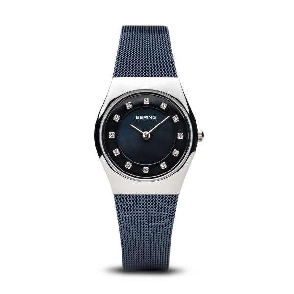 Bering Classic kék női óra gyöngyház számlappal 11927-307