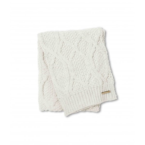 Katie Loxton Fehér kötött sál KLS051