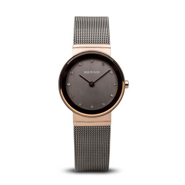 Bering Classic szürke rozé női óra 10126-369