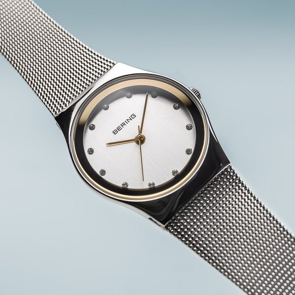 Bering Classic acél női óra Swarovski kristállyal 12927-010
