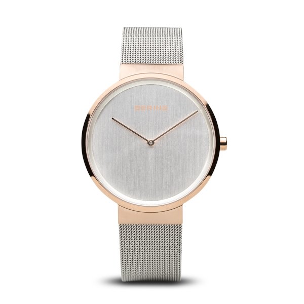 Bering Classic acél óra rozé tokkal 14539-060