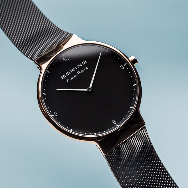 Bering Max René fekete rozé férfi óra 15540-262
