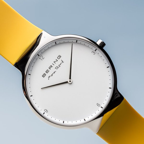 Bering Max René sárga férfi óra 15540-600