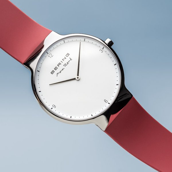 Bering Max René piros férfi óra 15540-500