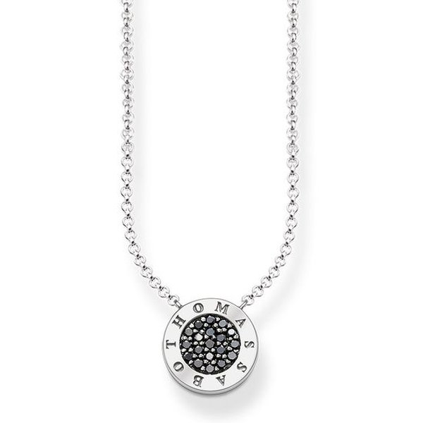 Thomas Sabo Klasszikus nyaklánc fekete cirkóniával KE1493-643-11