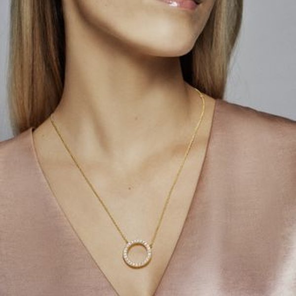 Pandora ékszer A Pandora szívei Shine nyaklánc 367121CZ-45