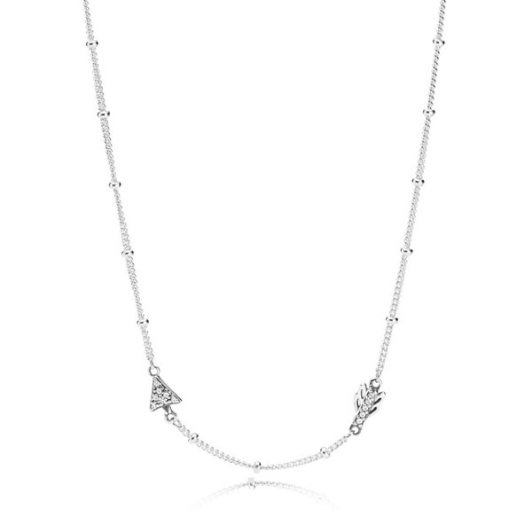 Pandora ékszer Ragyogó nyíl ezüst nyaklánc 397795CZ-60