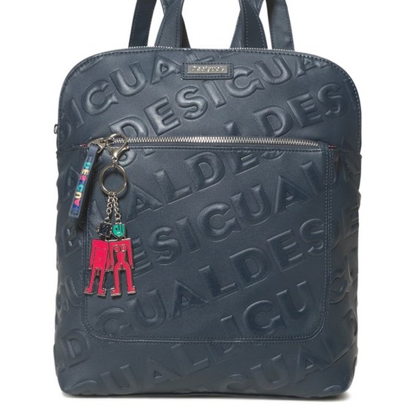 Desigual Kék logománia hátizsák 19SAXPEE