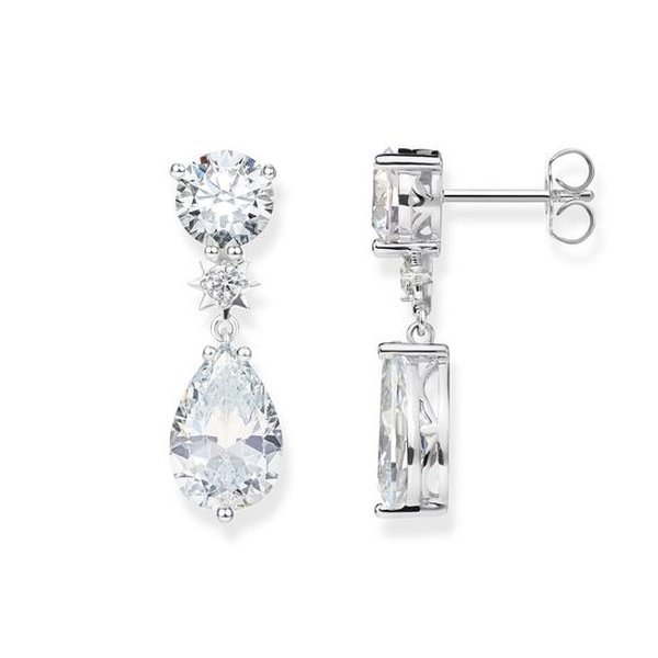 Thomas Sabo Köves függő ezüst fülbevaló H2032-051-14