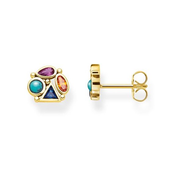 Thomas Sabo Színes köves bedugós fülbevaló H2034-319-7