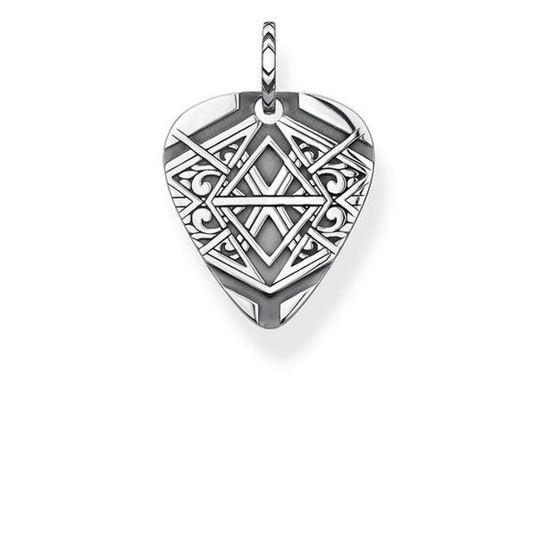 Thomas Sabo Háromszög medál vésett mintával PE836-637-21