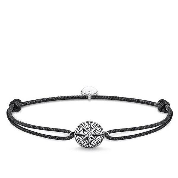 Thomas Sabo Textil karkötő feketített iránytűvel LS088-907-11-L22