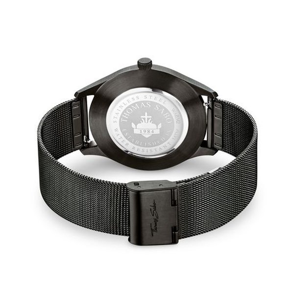 Thomas Sabo CODE TS unisex fekete óra WA0342-202-203-40