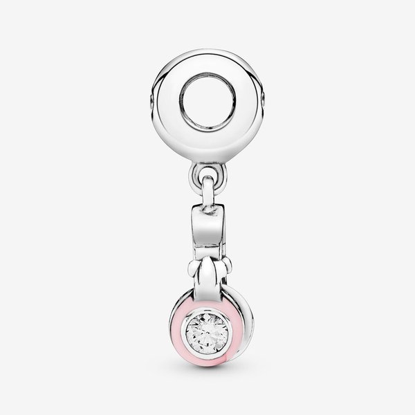 Pandora ékszer Rózsaszín fejhallgató ezüst charm 797902EN160