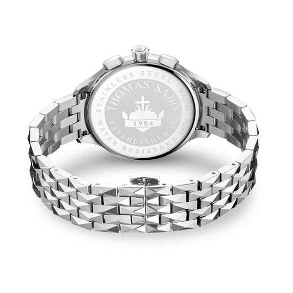 Thomas Sabo Rebel at heart chronograph ezüst női óra WA0345-201-201-38