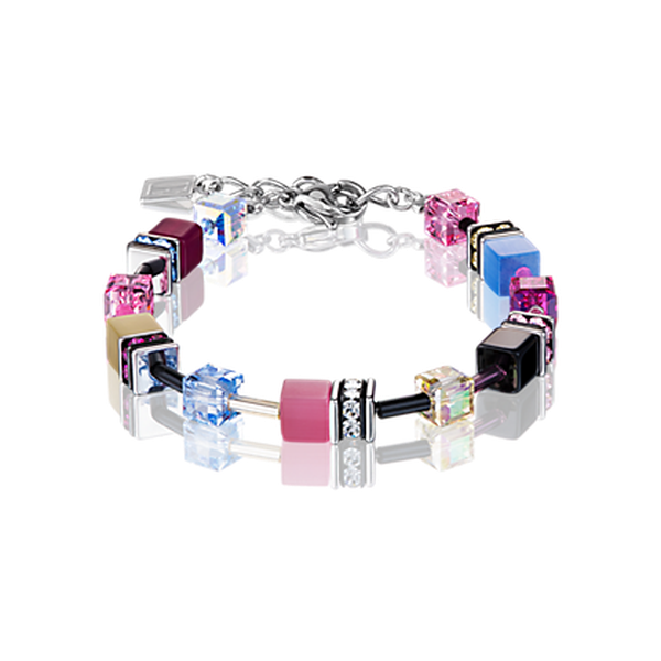 Coeur de Lion GeoCUBE magenta karkötő 2838/30-1571