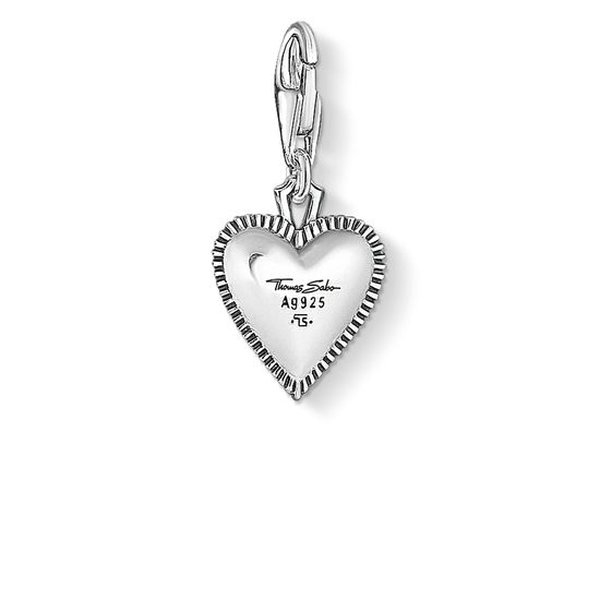 Thomas Sabo Vintage szív ezüst charm cirkóniával 1747-643-14