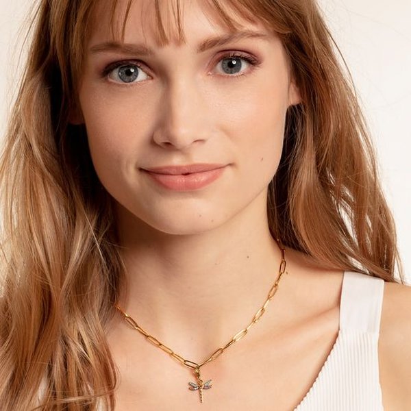 Thomas Sabo Arany szitakötő charm 1758-974-7