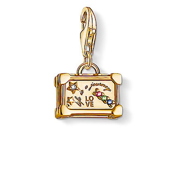 Thomas Sabo Arany bőrönd charm 1763-996-7