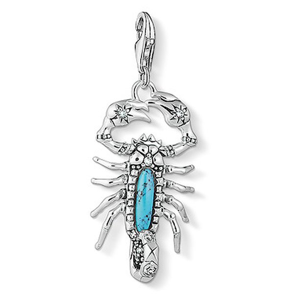Thomas Sabo Skorpió ezüst charm kövekkel Y0061-646-17