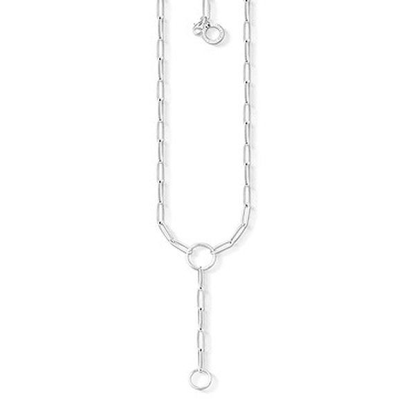 Thomas Sabo Hosszúkás szemű ezüst lánc charm tartóval X0276-001-21-L50