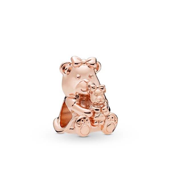 Pandora ékszer Dora mackó rozé charm 788007