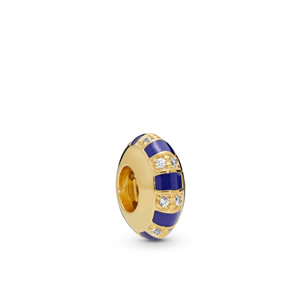 Pandora ékszer Egzotikus kövek és csíkok shine spacer 768029CZ
