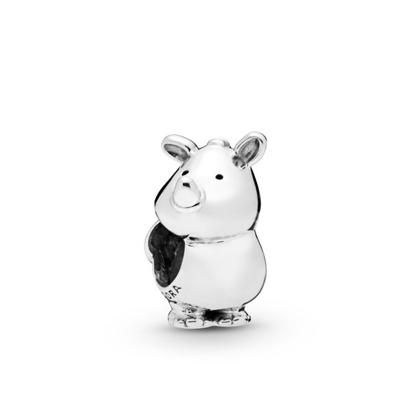 Pandora ékszer Rino a rinocérosz ezüst charm 798023