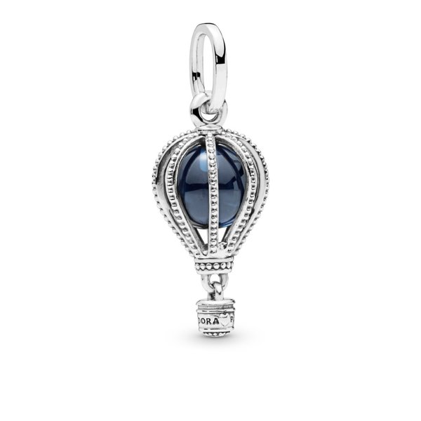 Pandora ékszer Kék hőlégballon ezüst charm 798064NMB