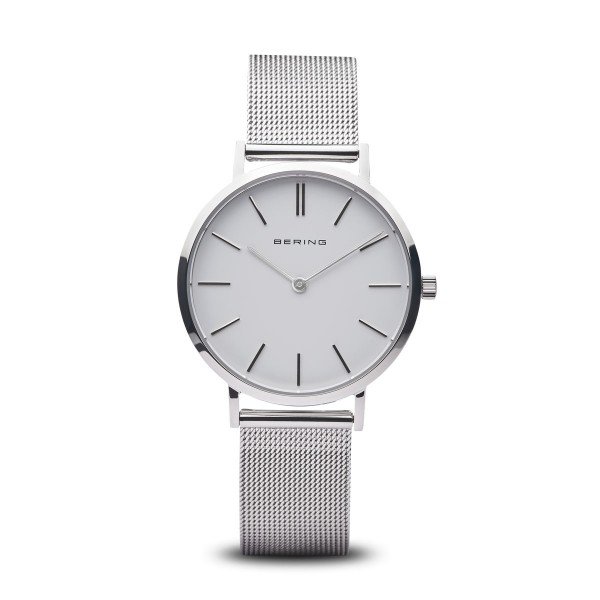 Bering Classic acél óra fehér számlappal 14134-004