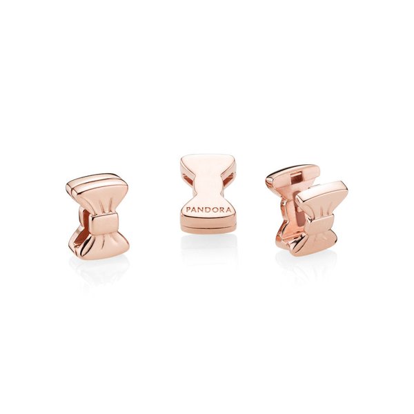 Pandora ékszer Édes masni reflexions rozé klip charm 787582