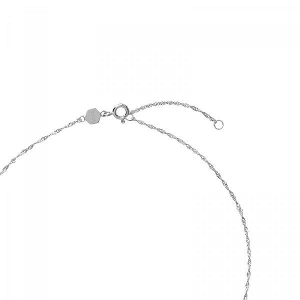 Cluse Force tropicale twisted chain ezüst nyaklánc CLJ22014