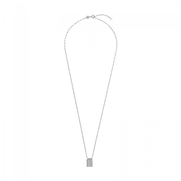 Cluse Force tropicale twisted chain ezüst nyaklánc CLJ22014