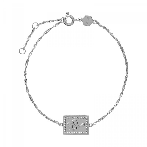 Cluse Force tropicale twisted chain ezüst karkötő CLJ12022