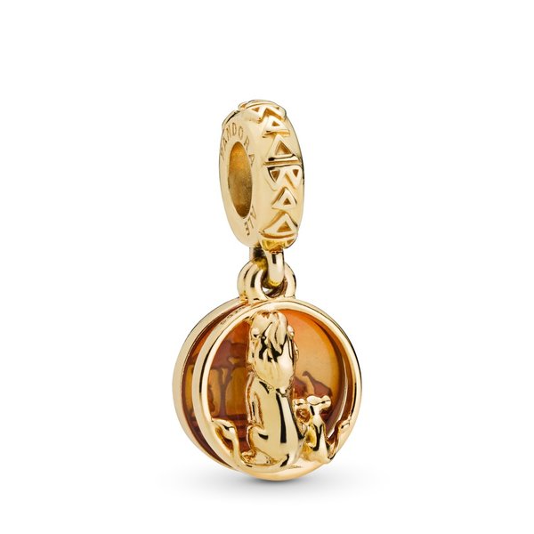 Pandora ékszer Disney Az Oroszlánkirály Szimba és Mufasza naplementében shine charm 768639C01