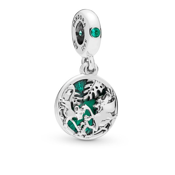 Pandora ékszer Disney Szimba Timon és Pumba ezüst charm 798043NRG