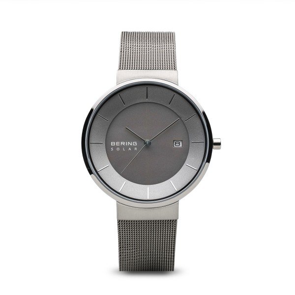 Bering Solar szürke férfi óra 14639-309