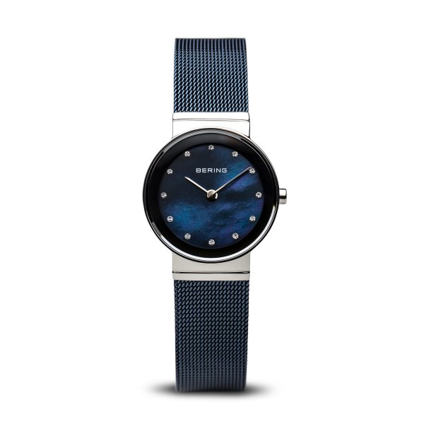 Bering Classic kék női óra antracit tokkal 10126-307