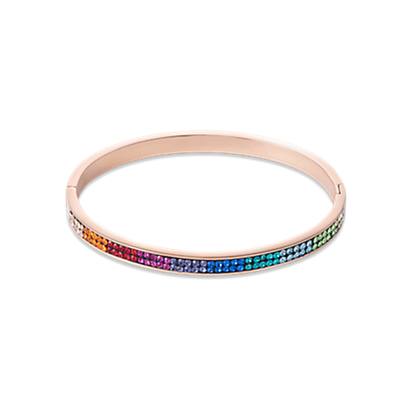 Coeur de Lion Rozé merev karperec multikolor swarovski kristállyal 0214/33-1500