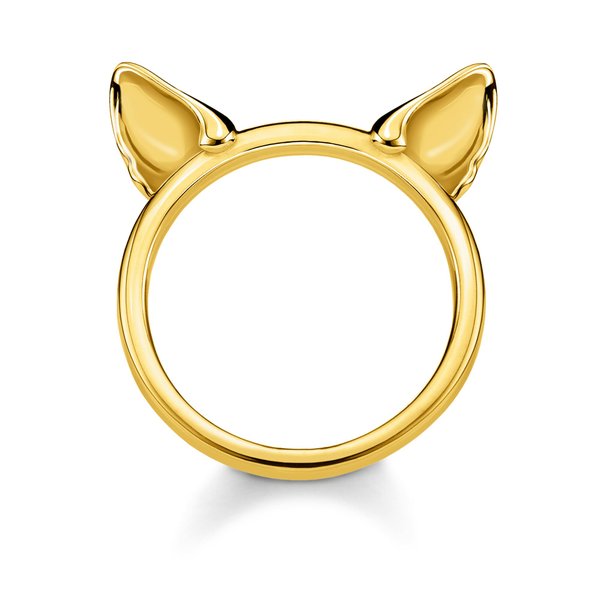 Thomas Sabo Macska fülek arany gyűrű 