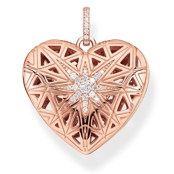 Thomas Sabo Rozé nyitható szív medál PE861-416-14