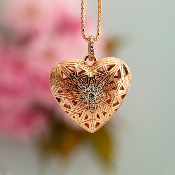 Thomas Sabo Rozé nyitható szív medál PE861-416-14