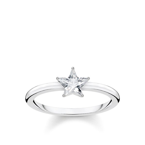 Thomas Sabo Csillogó csillag ezüst gyűrű 